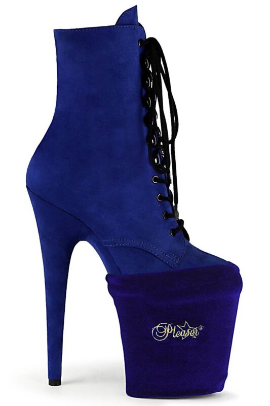 Pleaser Proteggi-Plateau Velluto Royal Blu