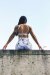 Pole Addict Top con Schiena Scoperta Chaine Blanc L