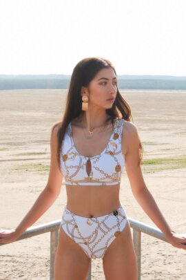 Pole Addict Land Top Chaine Blanc M