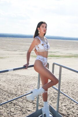 Pole Addict Land Top Chaine Blanc M