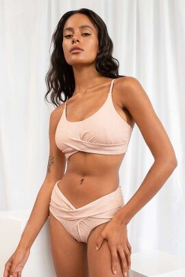 Lunalae Paris Shorts a Vita Bassa Rosé M