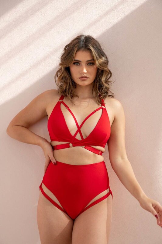 Lunalae Top Amber Rosso M