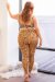Lunalae Leggings Sticky Grip Marrone Leopardato M