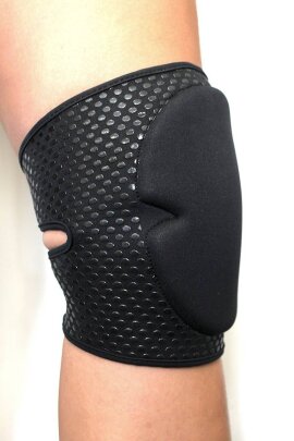 Lunalae Ginocchiere Appiccicose Silicone Nero L
