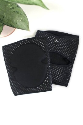 Lunalae Ginocchiere Appiccicose Silicone Nero L