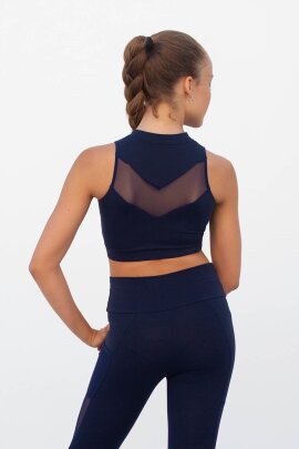 Intermezzo Top Mao Blu Navy XL
