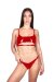 Naughty Thoughts Sinner Tanga in Vinile Rosso