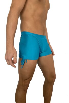 Juicee Peach Shorts Uomo Con Lacci Blu