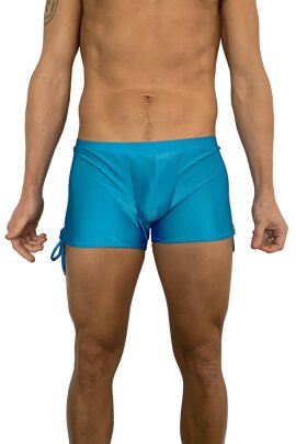 Juicee Peach Shorts Uomo Con Lacci Blu