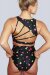 Juicee Peach Shorts Neon Stars L