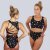 Juicee Peach Shorts Neon Stars XL