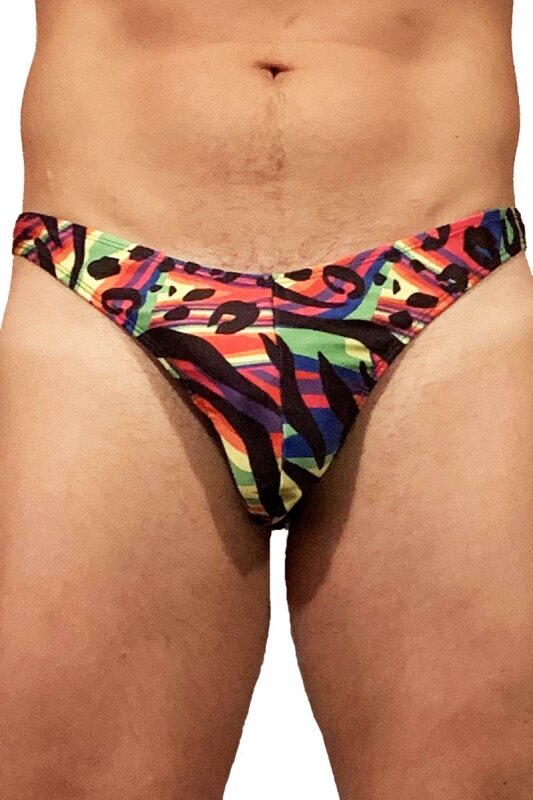 Juicee Peach Perizoma Uomo Arcobaleno L
