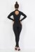 i-Style Tuta Aderente Nero S