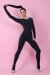 i-Style Tuta Aderente Da Balletto Nero M