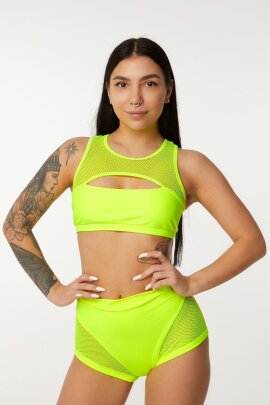 Polerina Top Giallo Neon