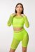 Polerina Top Jaya Rete Larga Giallo Neon S