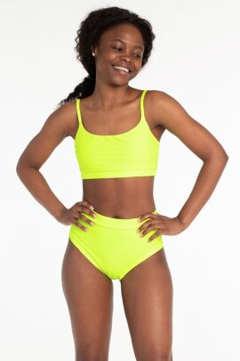 Polerina Top Basic Giallo Neon S