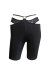 Hamade Activewear Shorts Da Ciclisti Con Dettaglio Fascia in Rete a Strisce