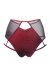 Hamade Activewear Shorts Giarrettiera a Vita Alta Rosso