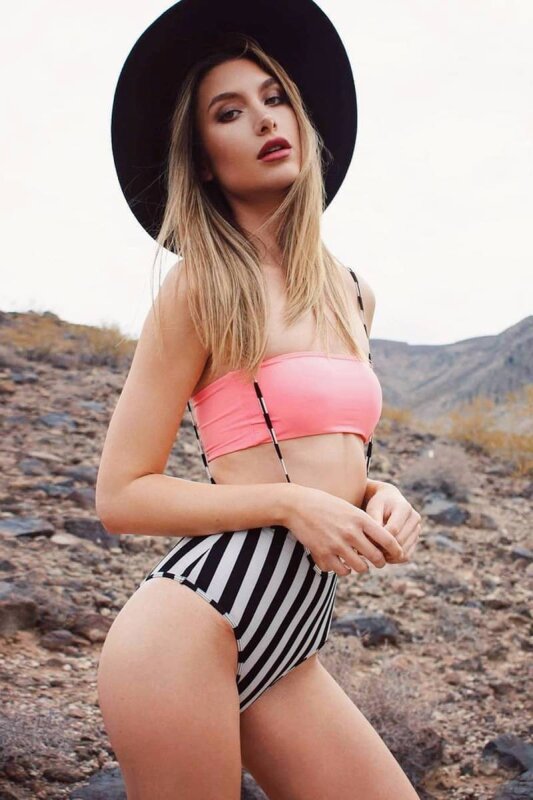 Hamade Activewear Top a Fascia Rosa