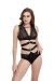 Hamade Activewear Top Corto a Rete con Occhielli L