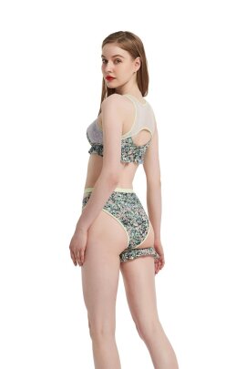 Hamade Activewear Top Dance Floreale M