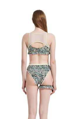 Hamade Activewear Top Dance Floreale M