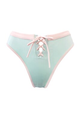 Hamade Activewear Shorts Sgambati Allacciati Menta XS