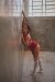Rolling Alpha Shorts a Vita Alta Hot Pants Rosso