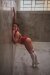 Rolling Alpha Shorts a Vita Alta Hot Pants Rosso