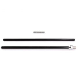 X-Pole X-Stage Lite Set Palo Silicone Nero Diametro 45 mm B-Stock