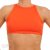 PoleFit Top Corto Accollato XS Arancione