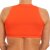 PoleFit Top Corto Accollato XS Arancione