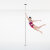 Lupit Pole Diamond G2 Quick Lock Acciaio Inossidabile 42 mm 2,34 m - 2,83 m