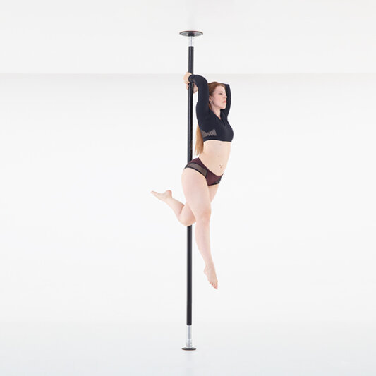 Lupit Pole Diamond G2 Quick Lock 45 mm Verniciato a Polvere Nero 2,34 m - 2,83 m