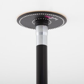 Lupit Pole Diamond G2 Quick Lock 45 mm Verniciato a Polvere Nero 2,34 m - 2,83 m
