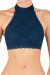 Dragonfly Top Lisette Pizzo - Petrolio XS