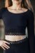 Dragonfly Top Corto Pavi Pizzo Nero
