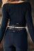 Dragonfly Top Corto Pavi Pizzo Nero L-XL