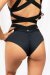 Lunalae Tara Shorts a Vita Bassa Nero