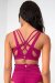Lunalae Kimmy Shorts a Vita Alta Magenta L