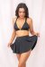 Lunalae Free Flow Shorts a Vita Alta Nero B-Stock XL