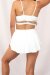 Lunalae Free Flow Shorts a Vita Alta Bianco XL