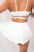 Lunalae Free Flow Shorts a Vita Alta Bianco XL