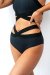 Lunalae Tara Shorts a Vita Bassa Nero XL