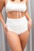 Lunalae Izzy Shorts a Vita Alta Bianco S