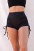 Lunalae ShortsVita Alta Con Coulisse Nero XL