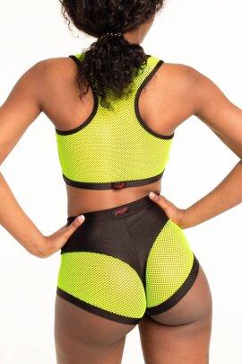 Polerina Top Nero & Giallo XS