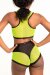 Polerina Top Nero & Giallo L