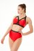 Polerina Shibari Top - Rosso XS